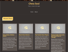 Tablet Screenshot of chesssoul.com